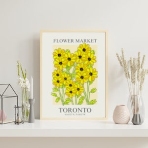 Flower Market - Toronto digital print wall decor