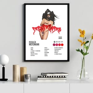 Rosalia - Motomami album poster digital print wall decor