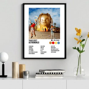 Travis Scott - Astroworld album poster digital print wall decor