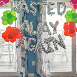 Custom Balloon Banner | Personalized Balloon Letters & Numbers | Birthday, Baby Shower, Wedding, Bachelorette Party Décor