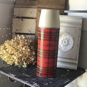 YOU PICK / Vintage Thermos / Vintage Red Plaid Thermos / Vintage