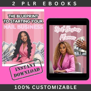 PLR Ebook l The Blueprint to Starting Your Nail Business - PLR Ebook for Entrepreneurs l Nail business ebook l Nail salon business Ebook