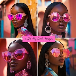 6 Beauty AI Stock Images l African American Model l Stock Photos l Hair Stock Photos l Makeup Stock Photos, Stock Photos| Website Images
