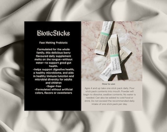 Digitale sjabloon Arbonne Biotick Sticks