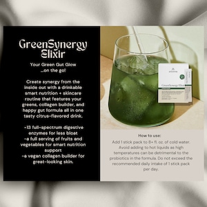 Arbonne GreenSynergy-voorbeeldkaartsjabloon
