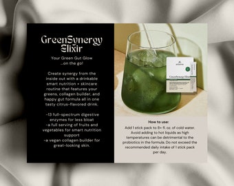 Arbonne Green Synergy Beispielkarte
