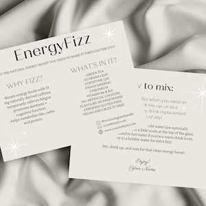 Arbonne Fizz-voorbeeldkaart