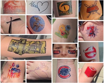 Custom Temporary Tattoos