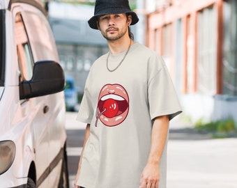 ★KIRSH★ Small Cherry Lip Point Long Sleeve T-Shirt Ivory MUSINSA | KIRSH Cherry Cake Graphic Lip Point Sweatshirt [Ivory]