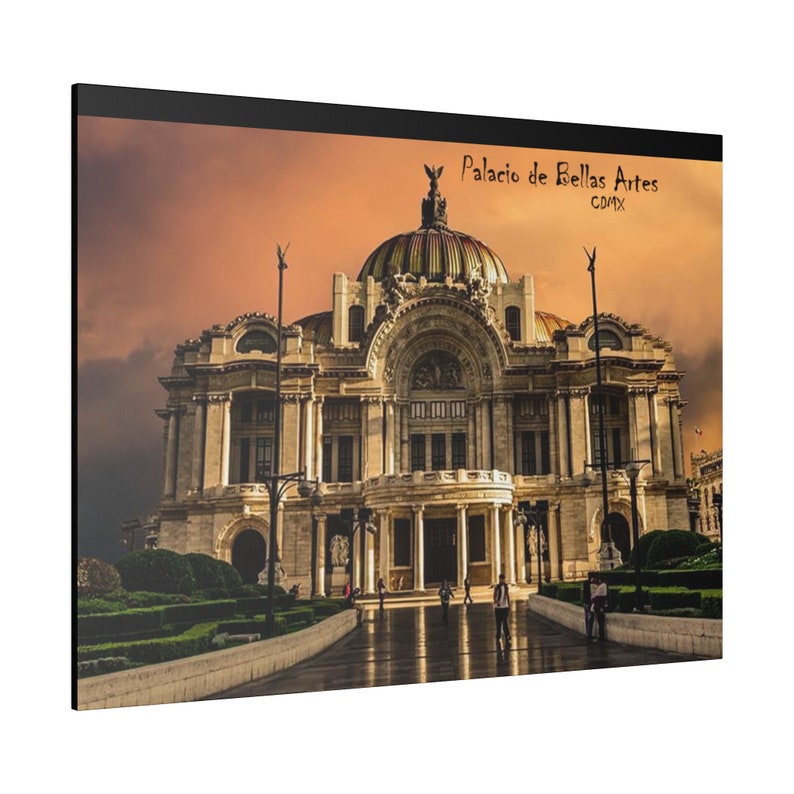 Palacio Bellas Artes Ciudad Mexico City Wall Art Matte Canvas Etsy