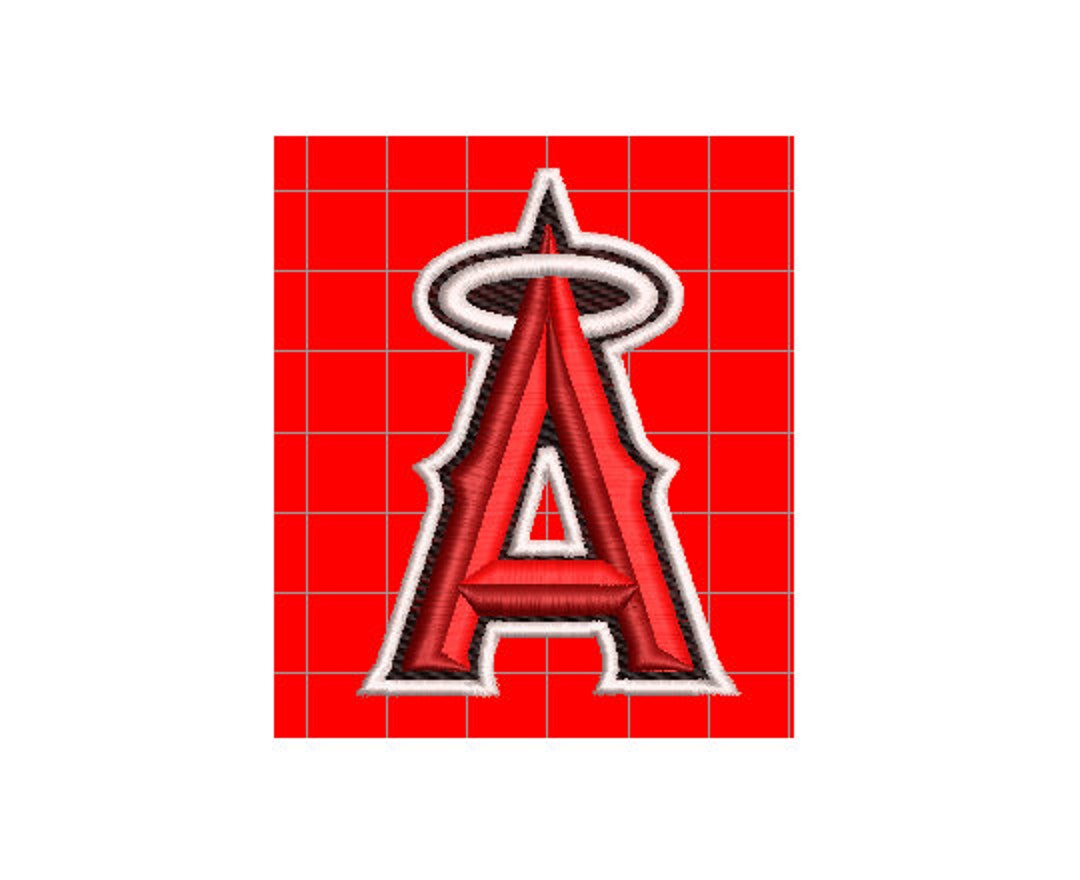 Anaheim Baseball Logo Angel Logo Embroidery File Etsy