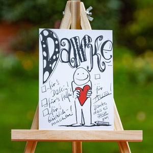 Danke! Postkarte