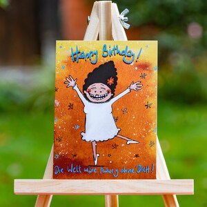 Happy Birthday Postkarte