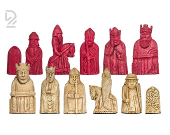 EXCLUSIVE Original Isle Of Lewis Chessmen Set 1:1 Replica