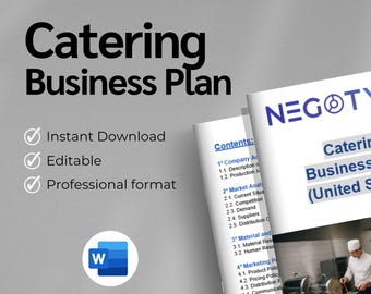 Catering Business Plan Editable
