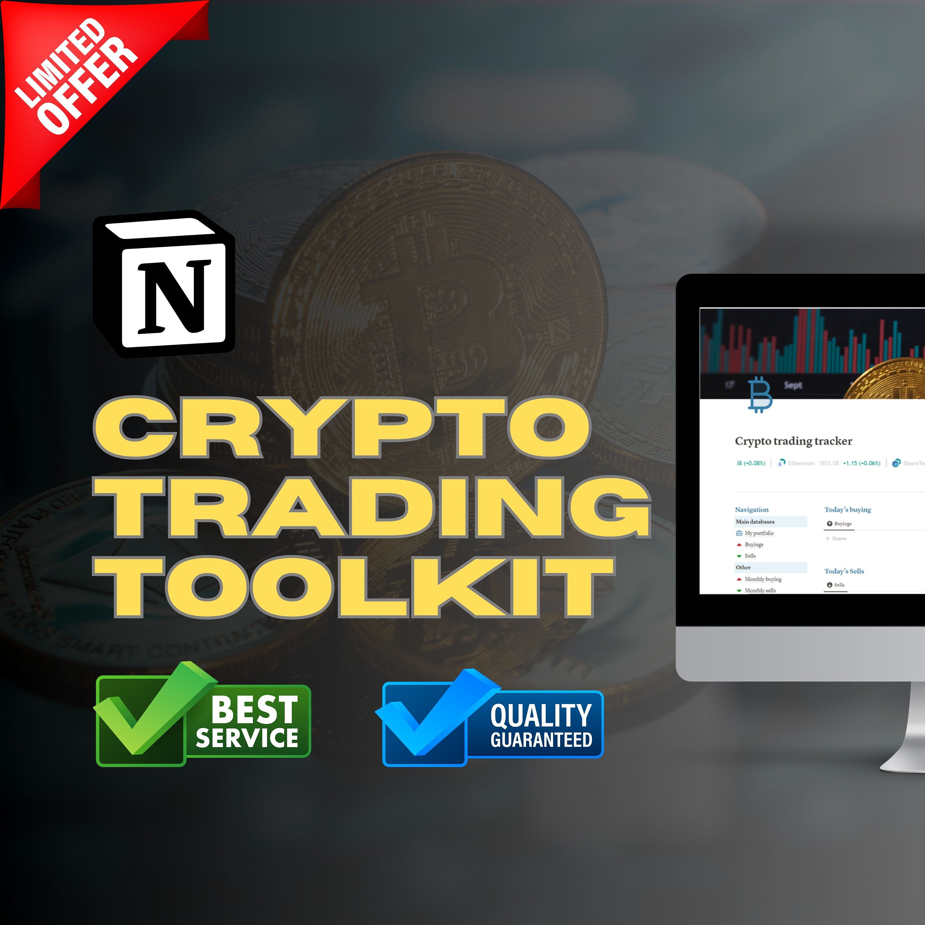 Crypto Notion Template Portfolio Tracker and Market Analysis Tool - Etsy