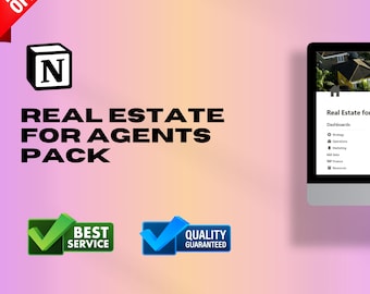 Modèle de notion d'agent immobilier : gestion de la productivité (téléchargement numérique)