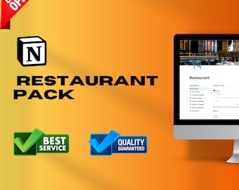 Notion 2025 Edition Restaurant Management Notion Template | Menu, Orders & Staff Scheduler