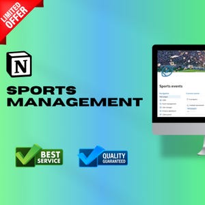 Notion Template for Sport and Fitness Management