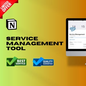 2025 Notion Template for Service Management & Portfolio