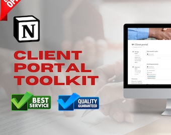 Modèle de notion de portail client : Project Collaboration Hub (téléchargement numérique)