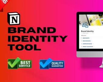 Brand Identity Notion Template: Marketing & Strategy Tool (Digital Download)