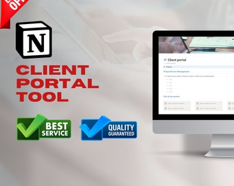 Client Portal Notion Template: Client Management System (Digital Download)