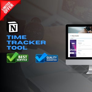 Notion 2025 Edition Time Tracker Notion Template, Time Management Tool, Notion Productivity Tool, Task Management Tool, Instant Download