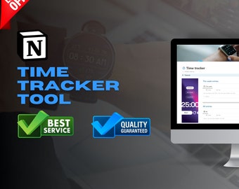 Notion 2025 Edition Time Tracker Notion Template, Time Management Tool, Notion Productivity Tool, Task Management Tool, Instant Download