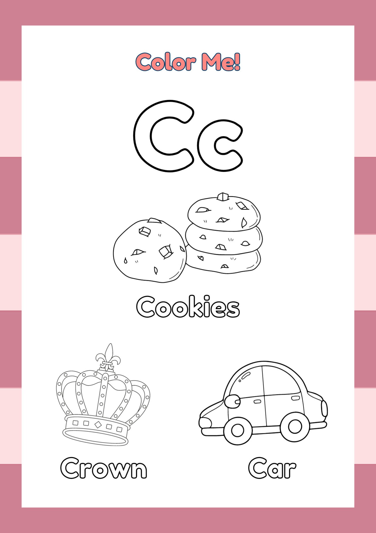 My Coloring Booklet - Etsy