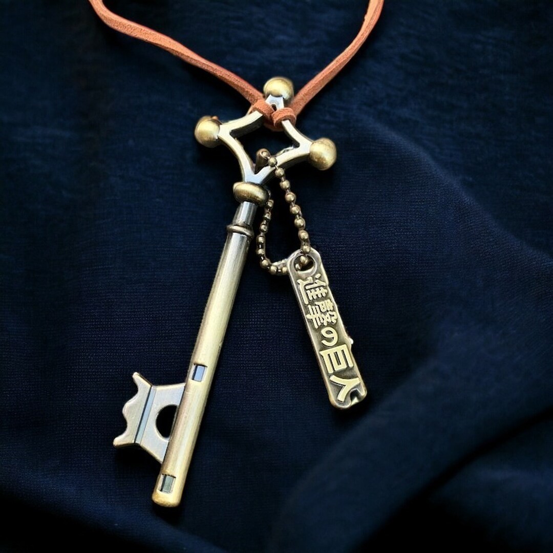 Anime Key Necklace Erens Basement Key Anime Jewelry Attack on Etsy UK