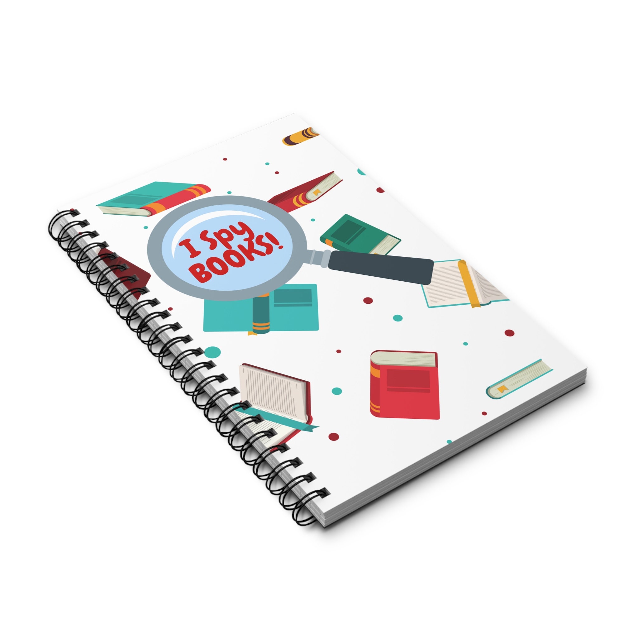 I Spy Booki Spy Journali Spy Notebookspiral Journallined Journal