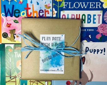 BOARD Book Blind Date avec un livre pour ENFANTS Board Book Mystery Book Gift