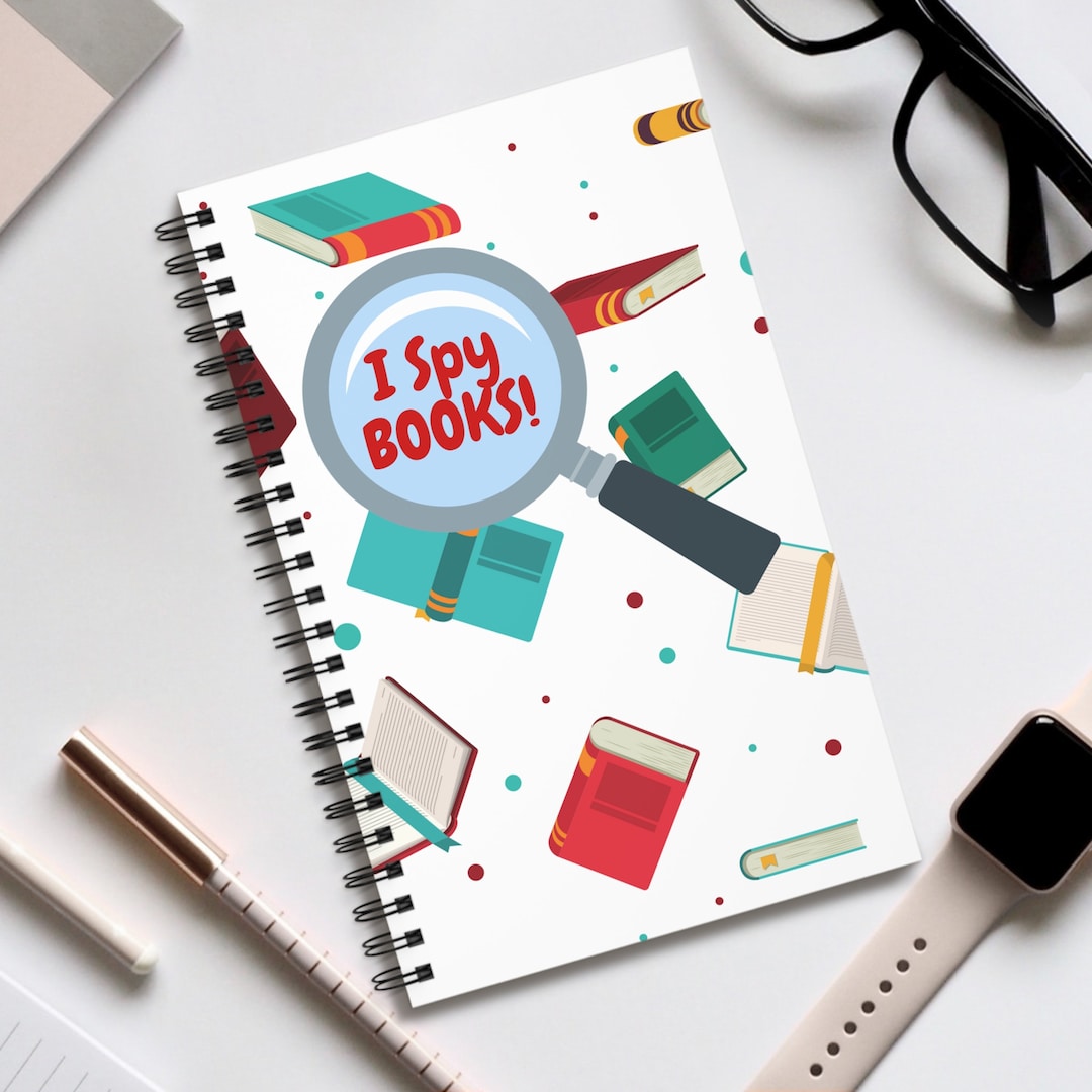 I Spy Booki Spy Journali Spy Notebookspiral Journallined Journal