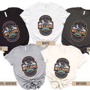 Custom Mountain Vacation Shirt, Family Camping Tshirt, Custom Skiing Vacation T-shirt, Mountain Trip Group Tees, Hiking Group Shirt - V04