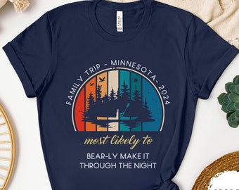 Custom Most Likely To Family Vacation Shirts Matching Family Camping Shirts Matching Group Shirts Camping Custom Family Lake Trip Shirts
