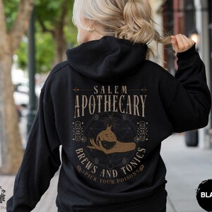 Salem Witch Hoodie, Witches Halloween Hoodie, Salem Witches Crewneck, Salem Hoodie, Salem 1692 Hoodie, Apothecary Gothic Halloween Sweater image 5
