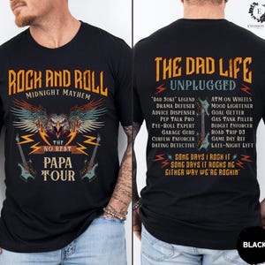 Rock Dad Shirt, Rock and Roll Dad Gift, Music Lover Dad, Vintage Dad Tee, Rock and Roll Gifts, Trendy Papa Tshirt, New Father Announcement