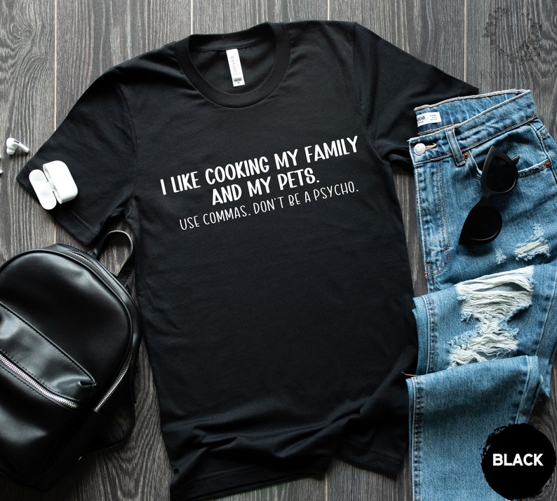 Punctuation Shirt, Funny Grammar T-Shirt, Teacher Appreciation Gift, Teaching English Tees, Funny Shirt for English Teacher, New Teacher image 2