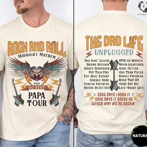 Rock Dad Shirt, Rock and Roll Dad Gift, Music Lover Dad, Vintage Dad Tee, Rock and Roll Gifts, Trendy Papa Tshirt, New Father Announcement