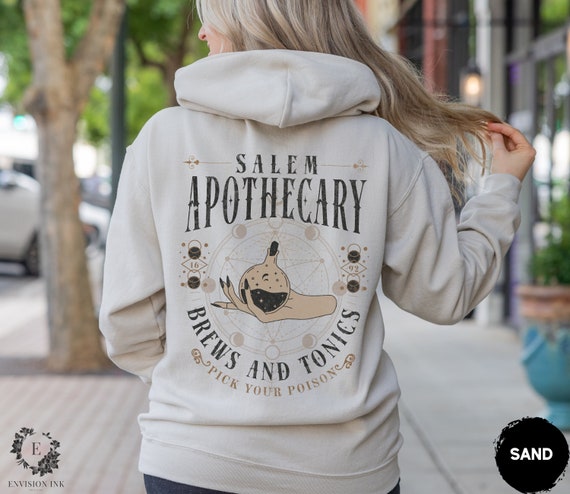 Salem Witch Hoodie, Witches Halloween Hoodie, Salem Witches Crewneck, Salem Hoodie, Salem 1692 Hoodie, Apothecary Gothic Halloween Sweater