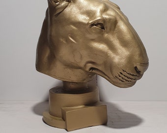 Bullterrier-Figur-Trophäenskulptur