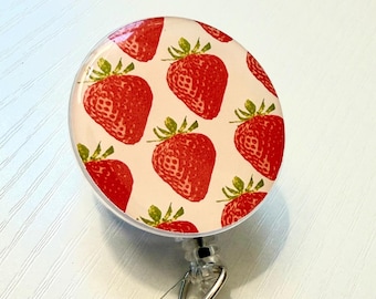 Badgehaspel aardbei, fruit, bes, mini-aardbeien, Strawberry Lover, Juicy, Summer, Teacher, Nurse