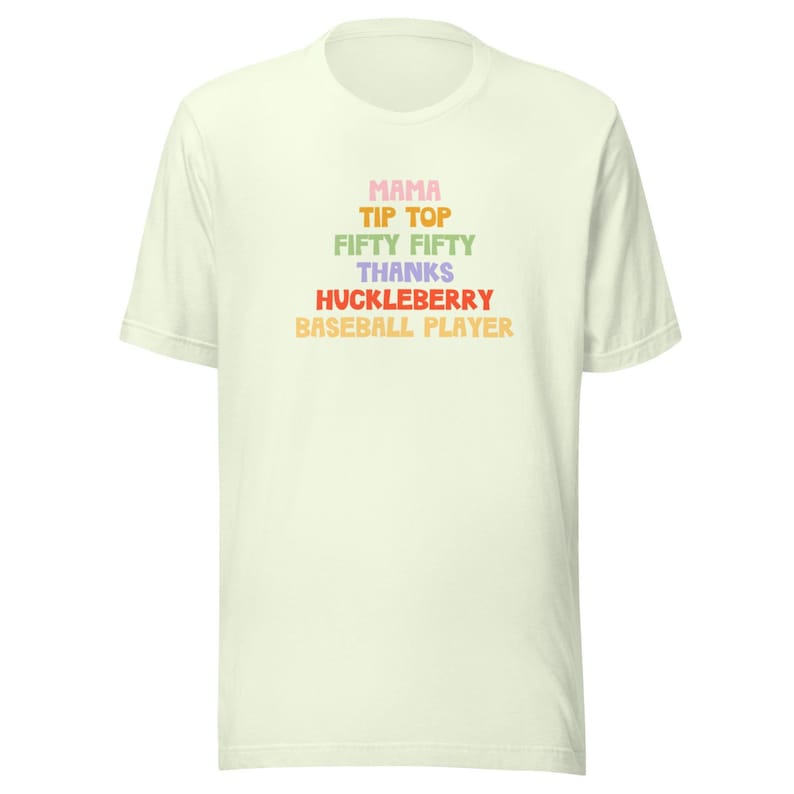 NIHSS Stroke Scale T-Shirt / Mama Tip Top Fifty Fifty Thanks Huckleberry Baseball Player / Neurology / Nurse / Neuro ICU / Emergency