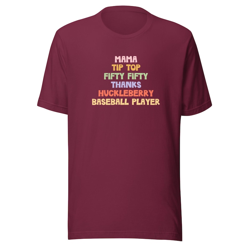 NIHSS Stroke Scale T-Shirt / Mama Tip Top Fifty Fifty Thanks Huckleberry Baseball Player / Neurology / Nurse / Neuro ICU / Emergency