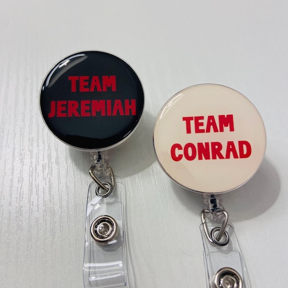 Team Conrad versus Team Jeremiah badge reels: TSITP, TV show drama, funny badges