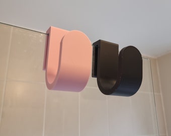 Shower hook - Glass door shower hook - 3D Printed - Bathroom Decor - Bathroom