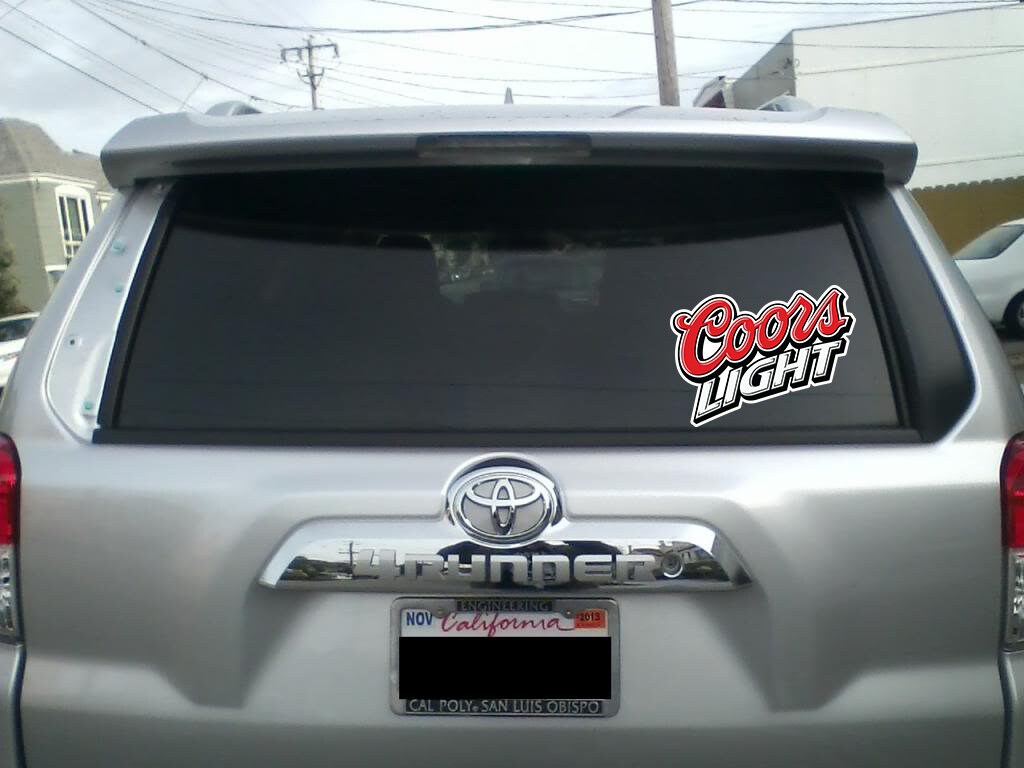 Coors Light Main Logo Vinyl Decal / Sticker 10 Sizes Free Shipping Etsy