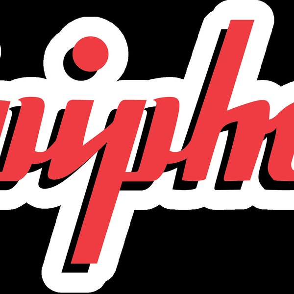 Epiphone Logo Sticker / Epiphone Guitars Vinyl Decal | 10 sizes