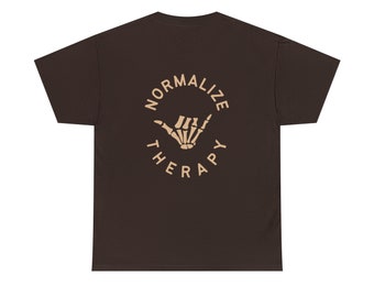 Normalisieren Sie Therapie Unisex Heavy Cotton Tee